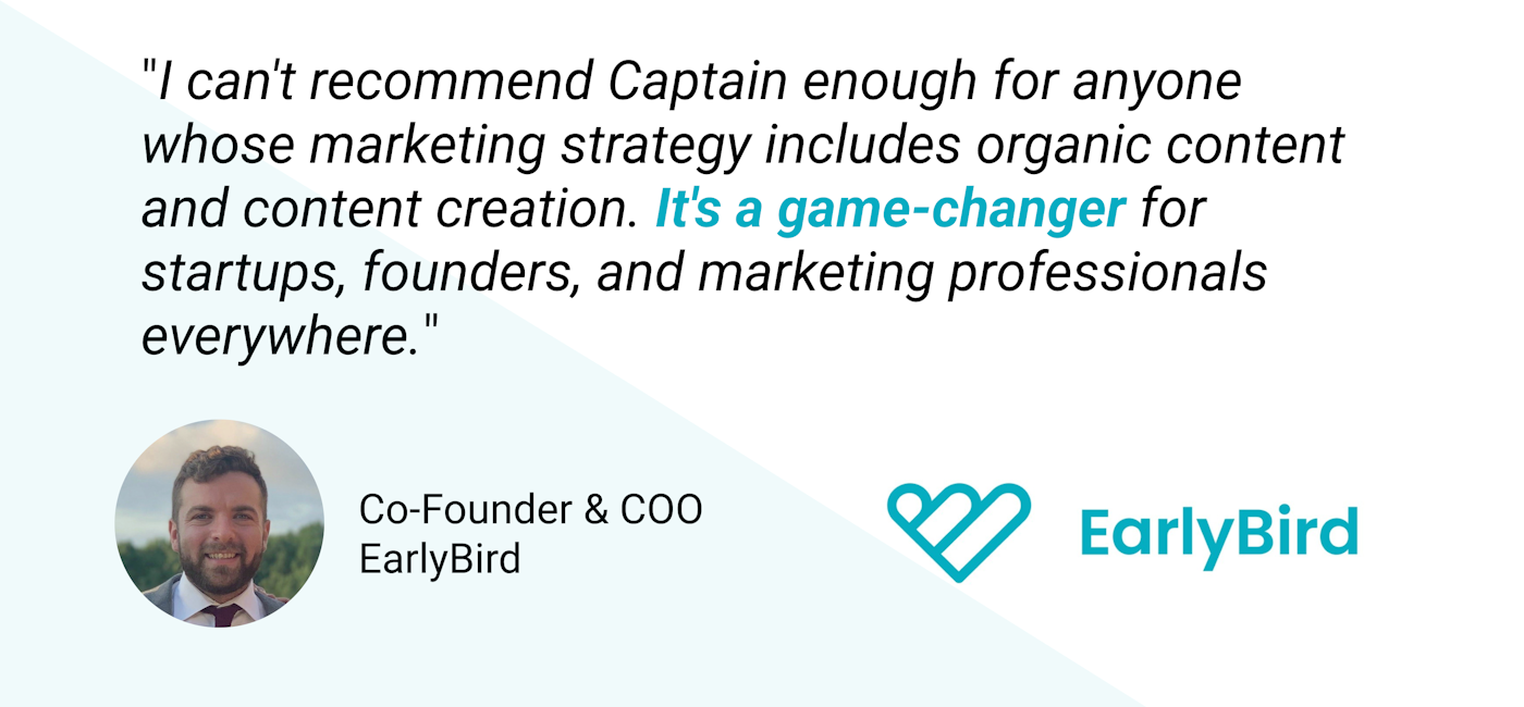 How EarlyBird Tripled Their Blog Conversion Rates with Captain
